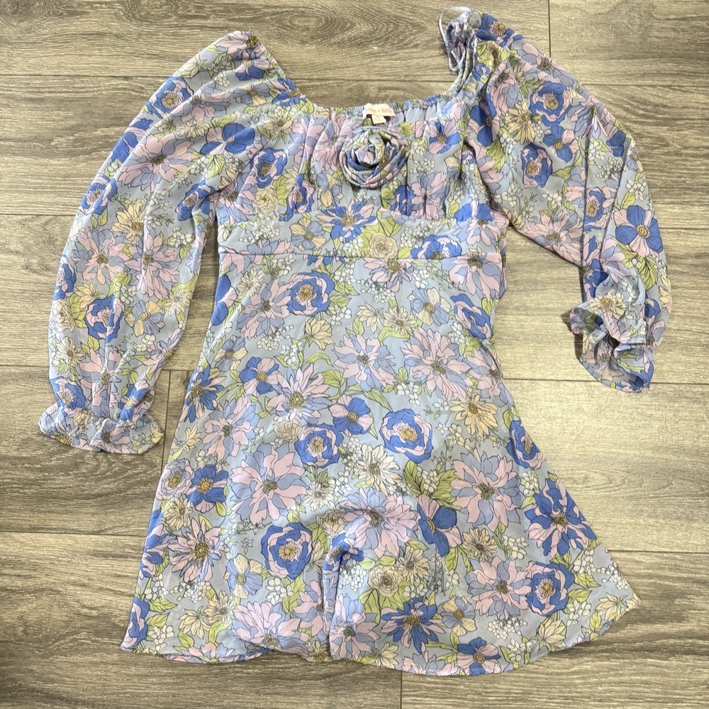 Floral Long Sleeve Dress